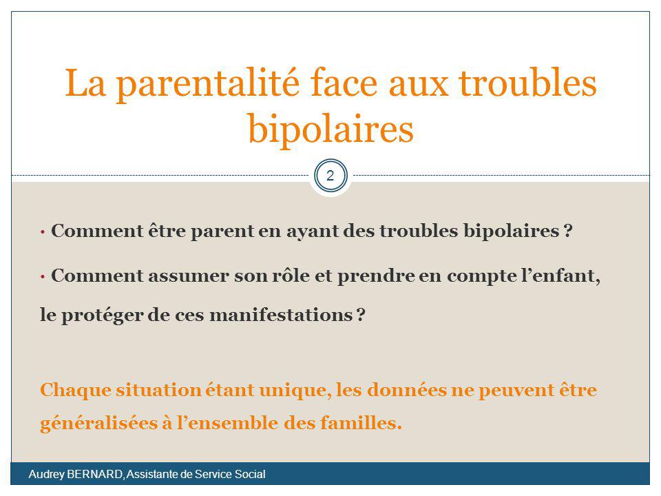 Troubles bipolaires et parentalité : l’importance de la parole et du soutien