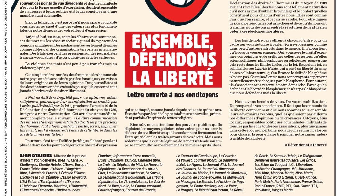 Menaces grandissantes pour la liberté d’expression en France